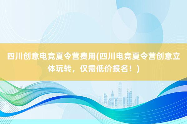 四川创意电竞夏令营费用(四川电竞夏令营创意立体玩转，仅需低价报名！)