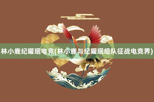 林小鹿纪曜珉电竞(林小鹿与纪曜珉组队征战电竞界)