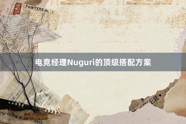 电竞经理Nuguri的顶级搭配方案